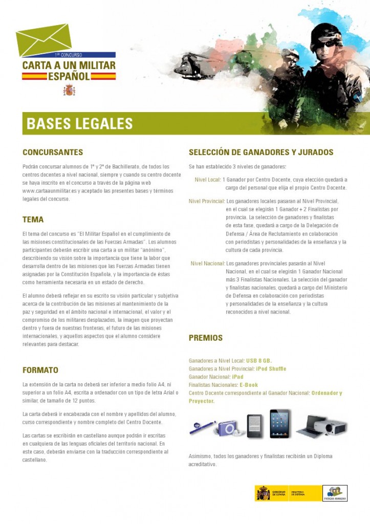 Bases del concurso.