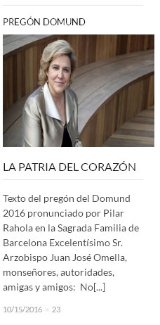 Pregón Domund 2016