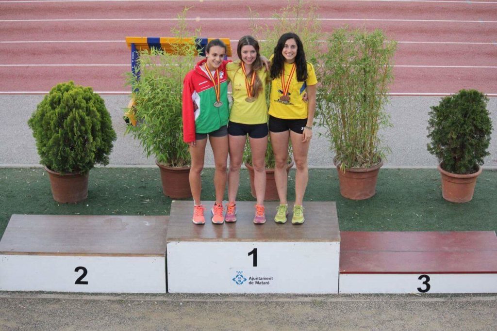 ELBA PARMO. CAMPEONA DE ESPAÑA JUVENIL DE 100 M. V. MATARÓ 26 JUNIO 2016
