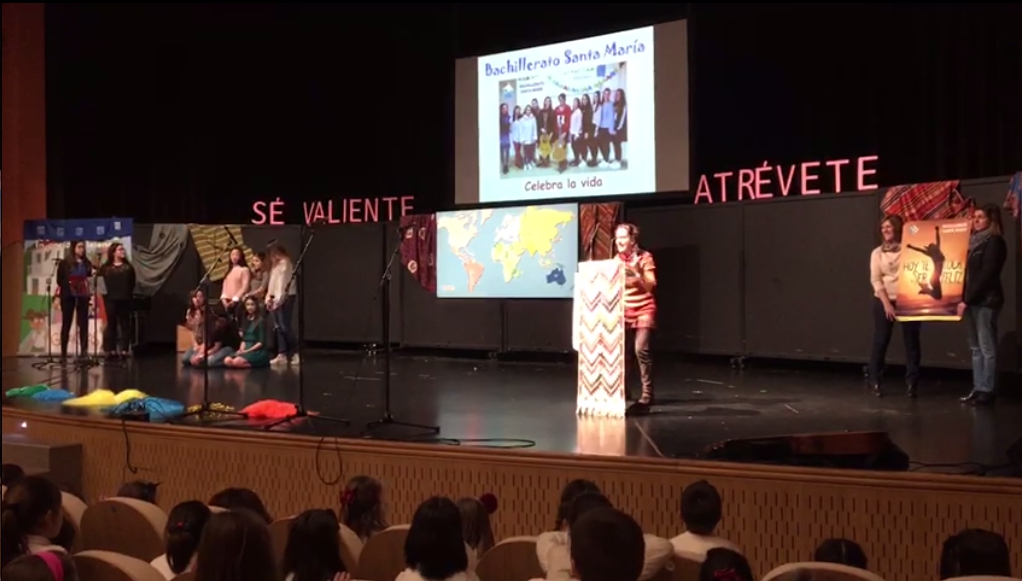 Coro del bachillerato. Preparados para actuar.