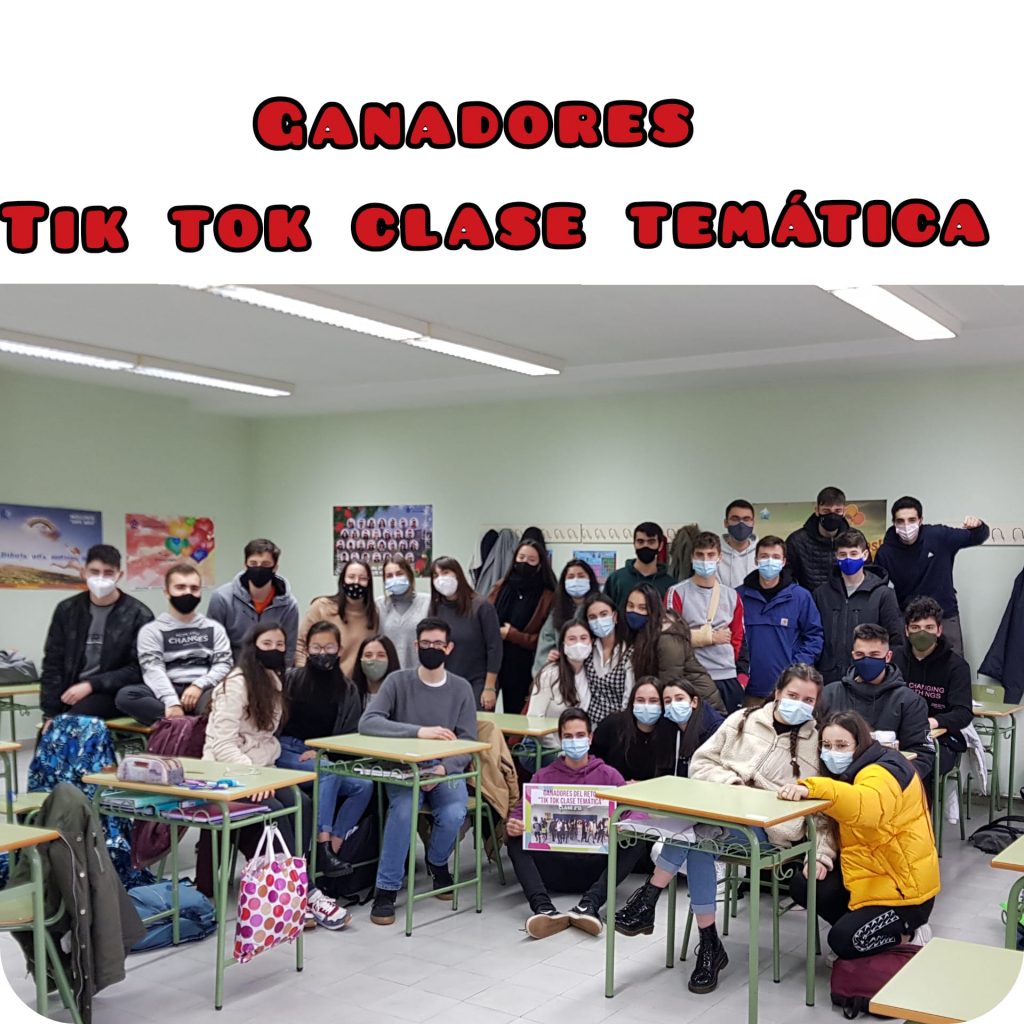 2D ganadores del reto Tik Tok clase temática