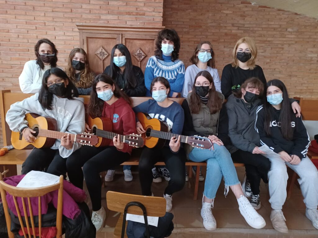 Coro del bachillerato curso 21-22. Miércoles de Ceniza.